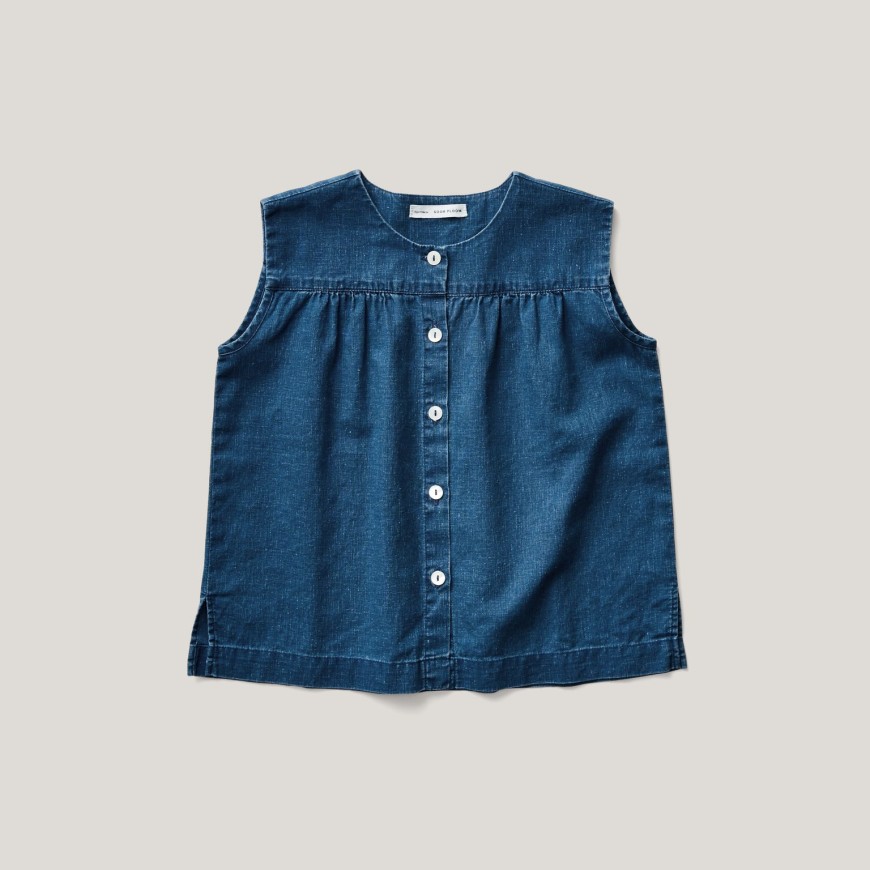 Clova Blouse Indigo
