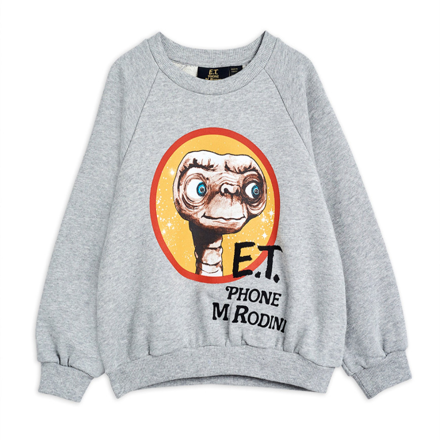 E.T. Raglan Sweatshirt Grey Melange