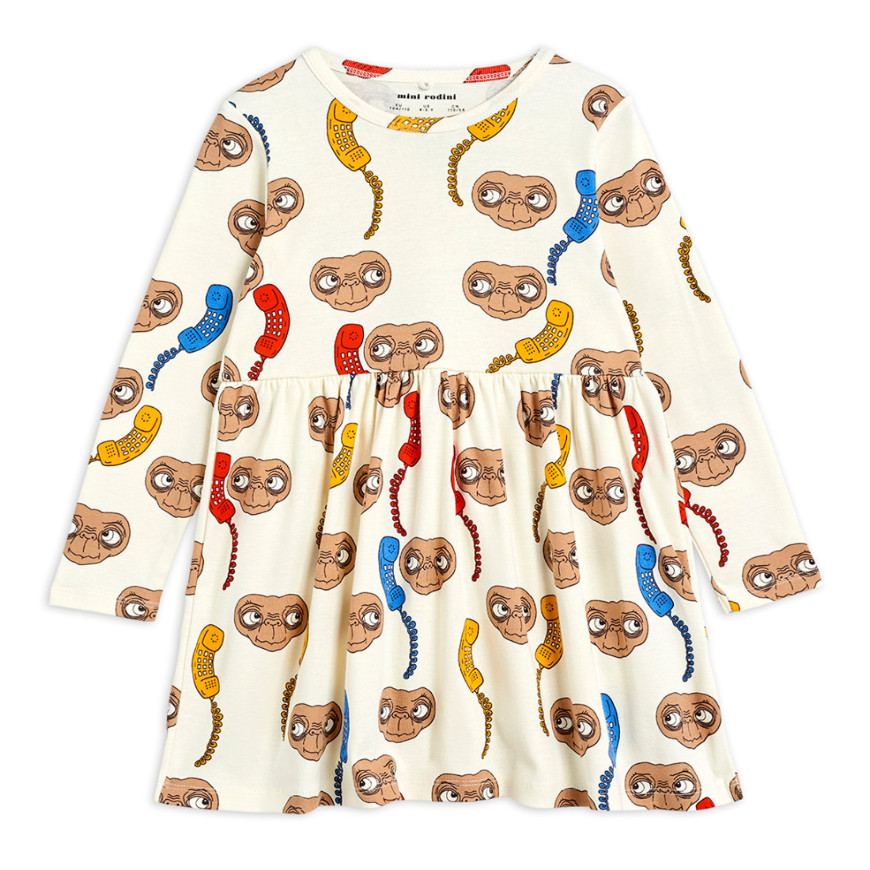 E.T. LS Dress Offwhite