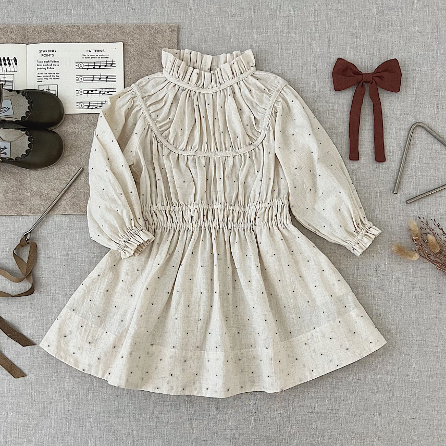 Lupine Dress Swiss Dot