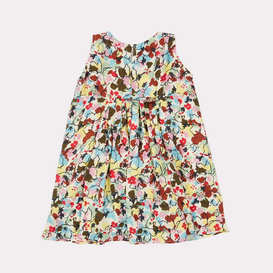 Octopus Dress Painted Flower