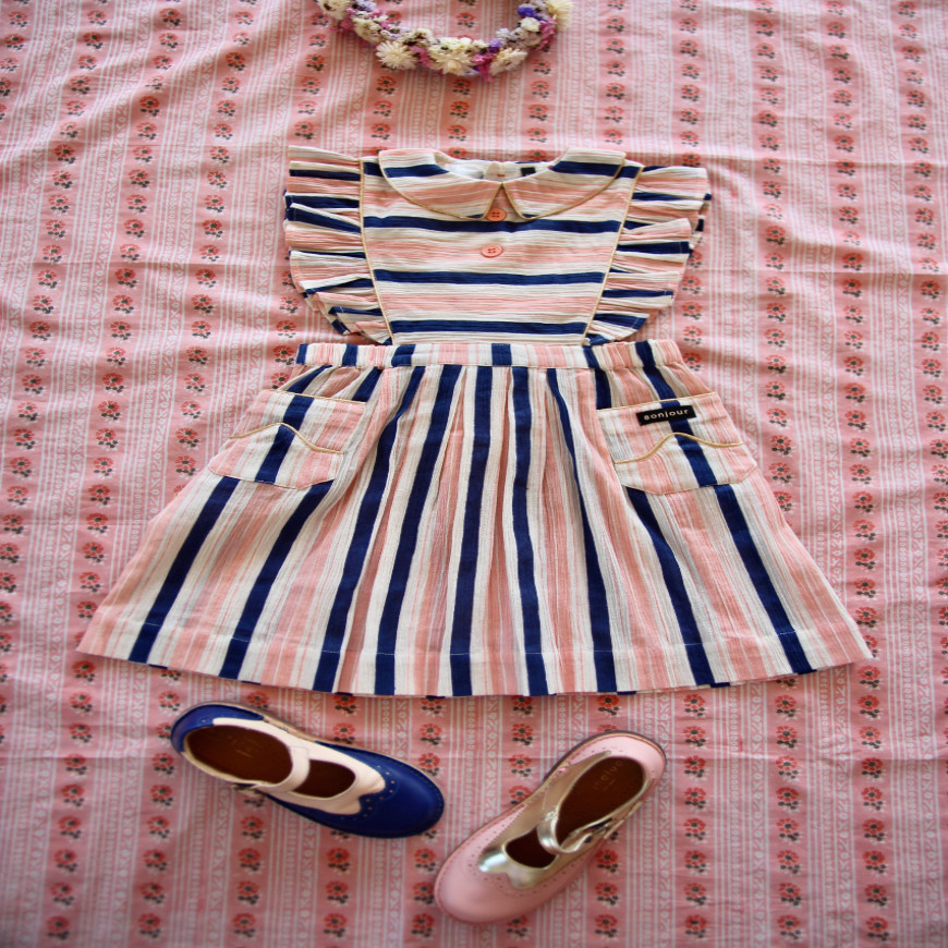 Reina Dress Big Stripe