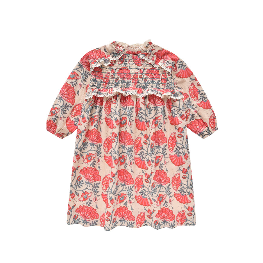 Vexa Dress Endless Flowers Cream