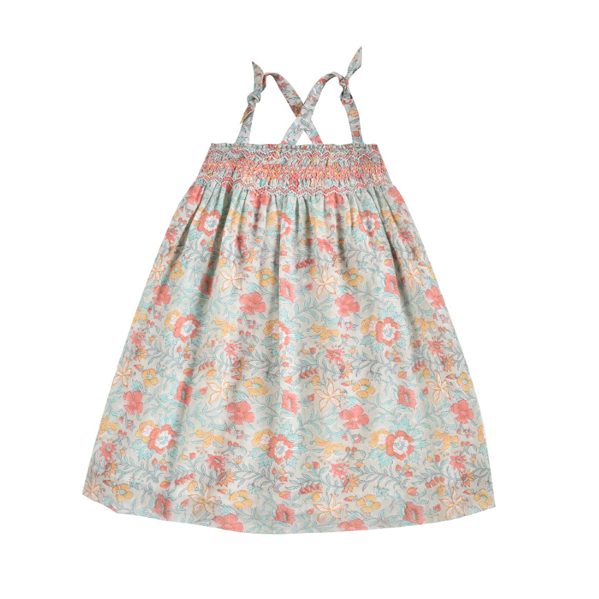 Marceline Dress Water Flowers
