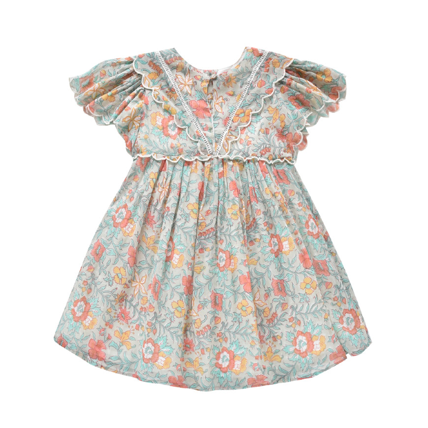 Siloe Dress Water Flowers