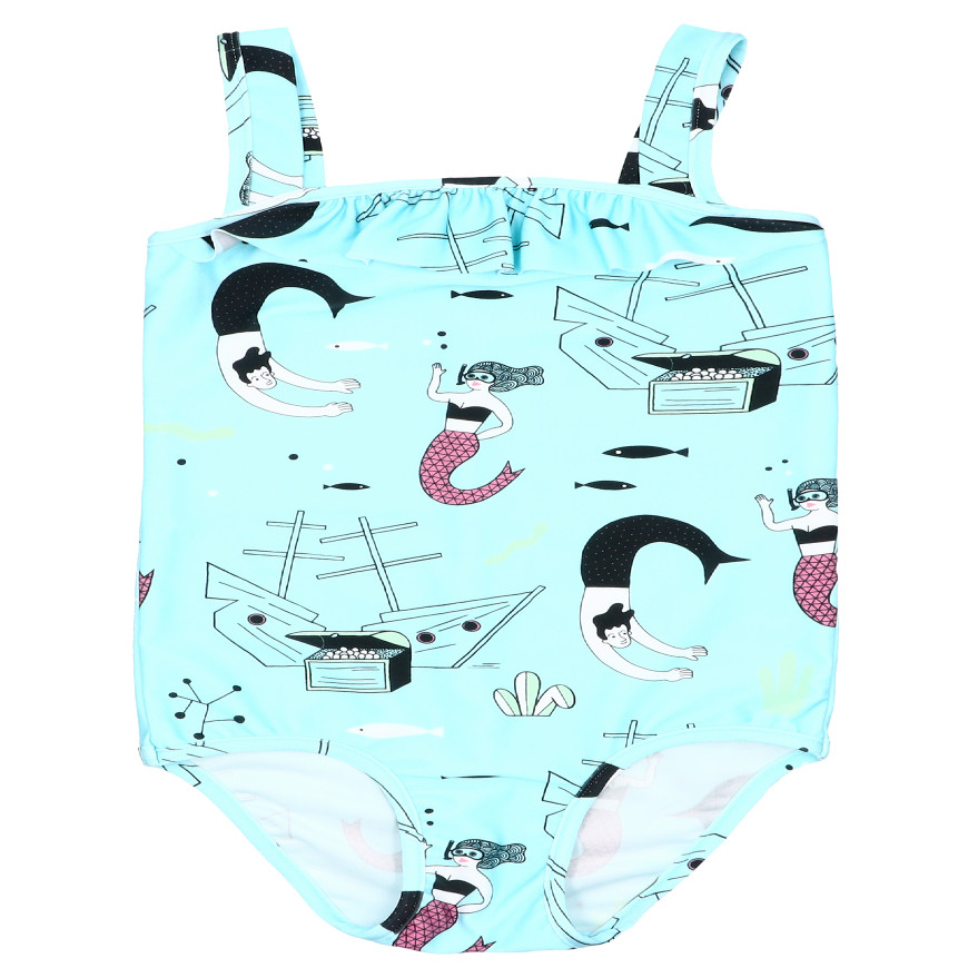 Girls Swimsuit Miss Varsovie On Holiday