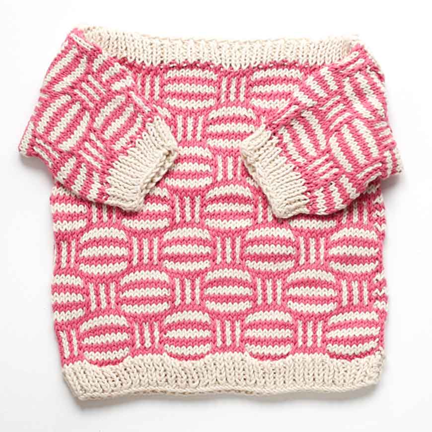 Kalinka Kids Mosaic Sweater - Bloom