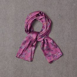 Katie Scarf - Floral Wreath