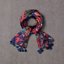 Katie Scarf - Watercolour Floral