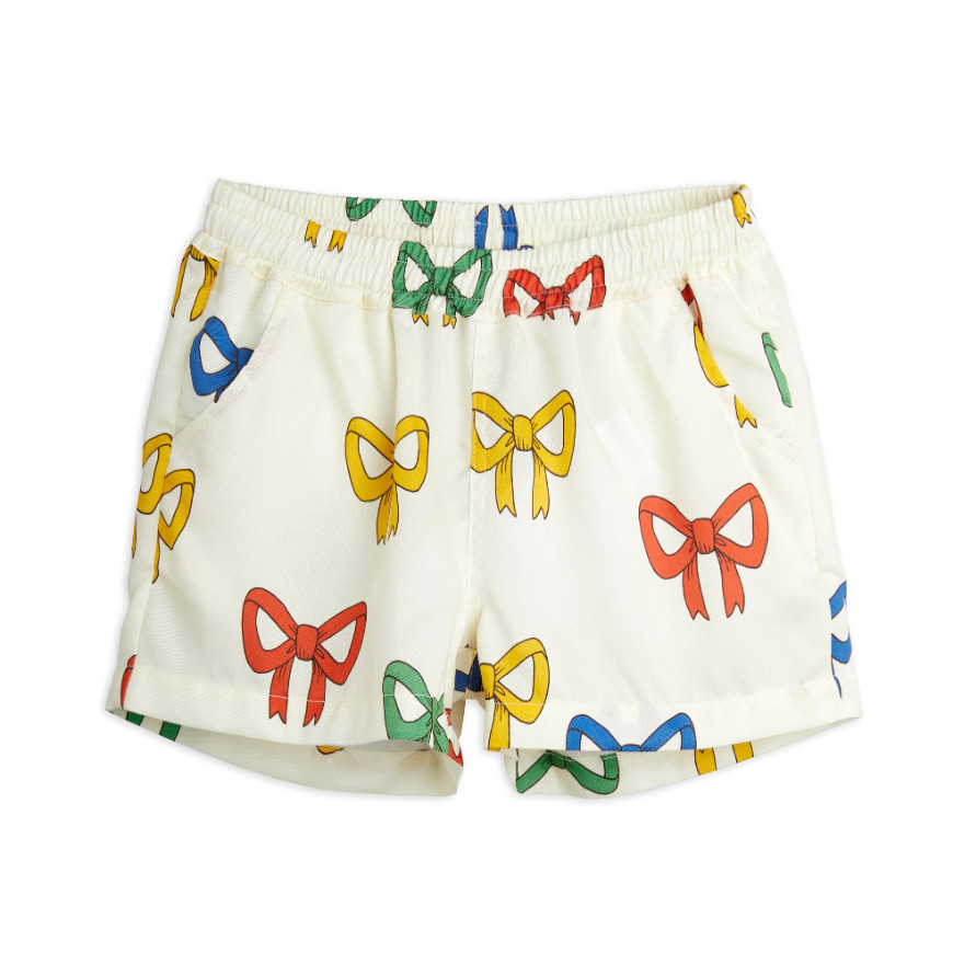 Bow Woven Shorts Offwhite