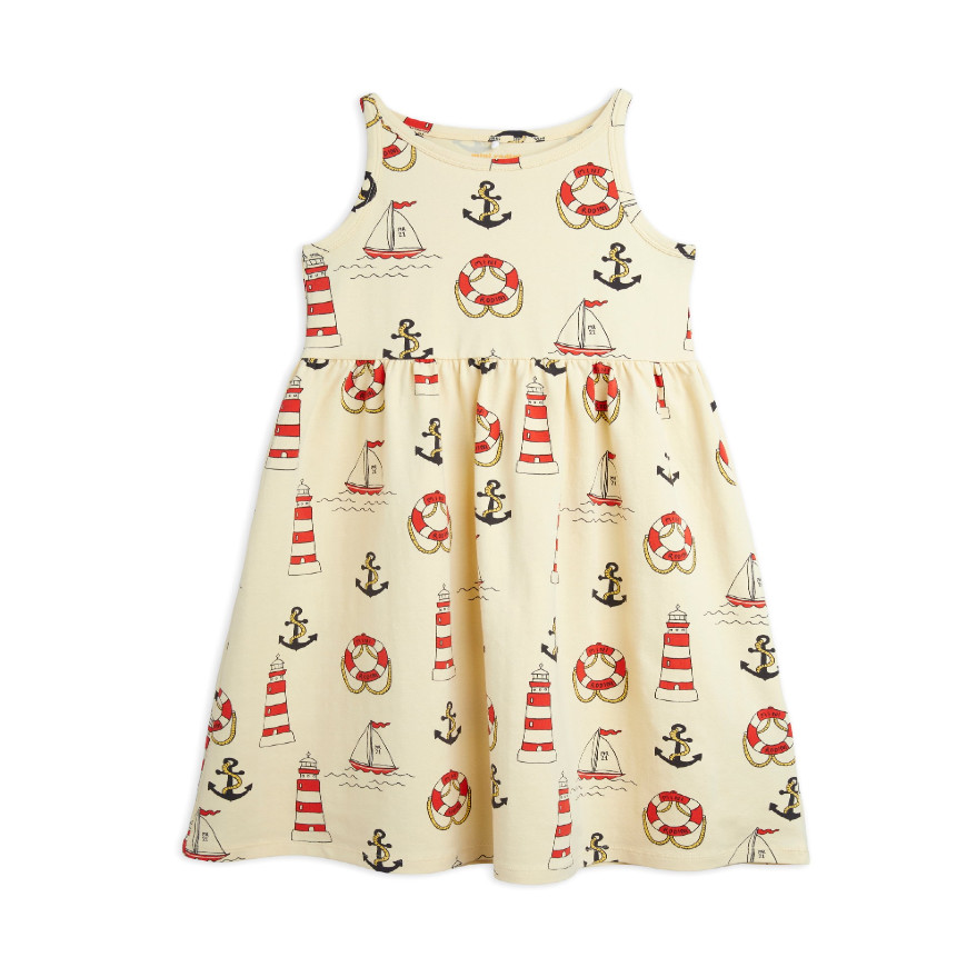 Lighthouse Tank Dress Yellow