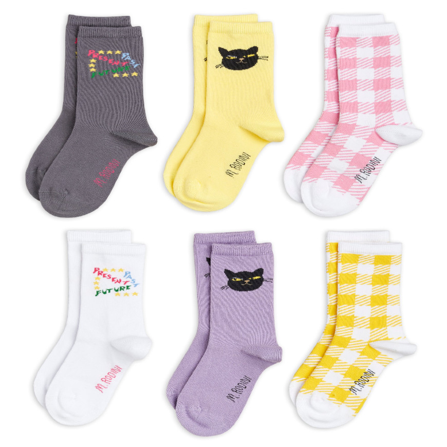 Past Present Future 6 Pack Socks Multi
