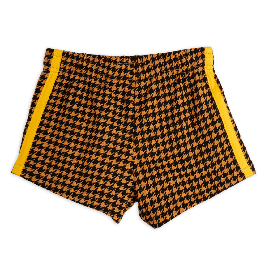 Houndstooth Shorts Brown