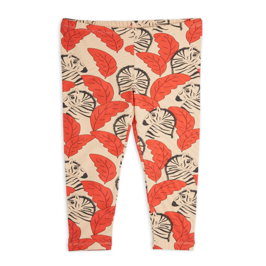 Zebras Aop Leggings Red