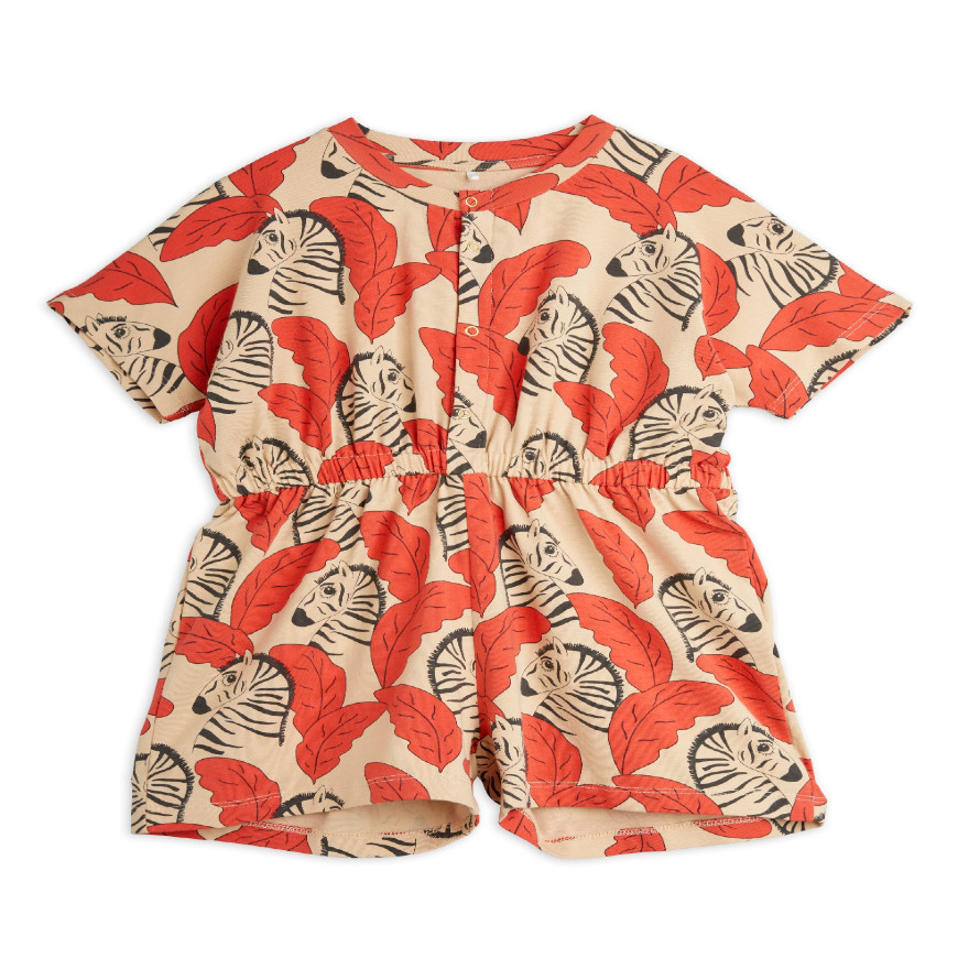 Zebras Aop Summersuit Red