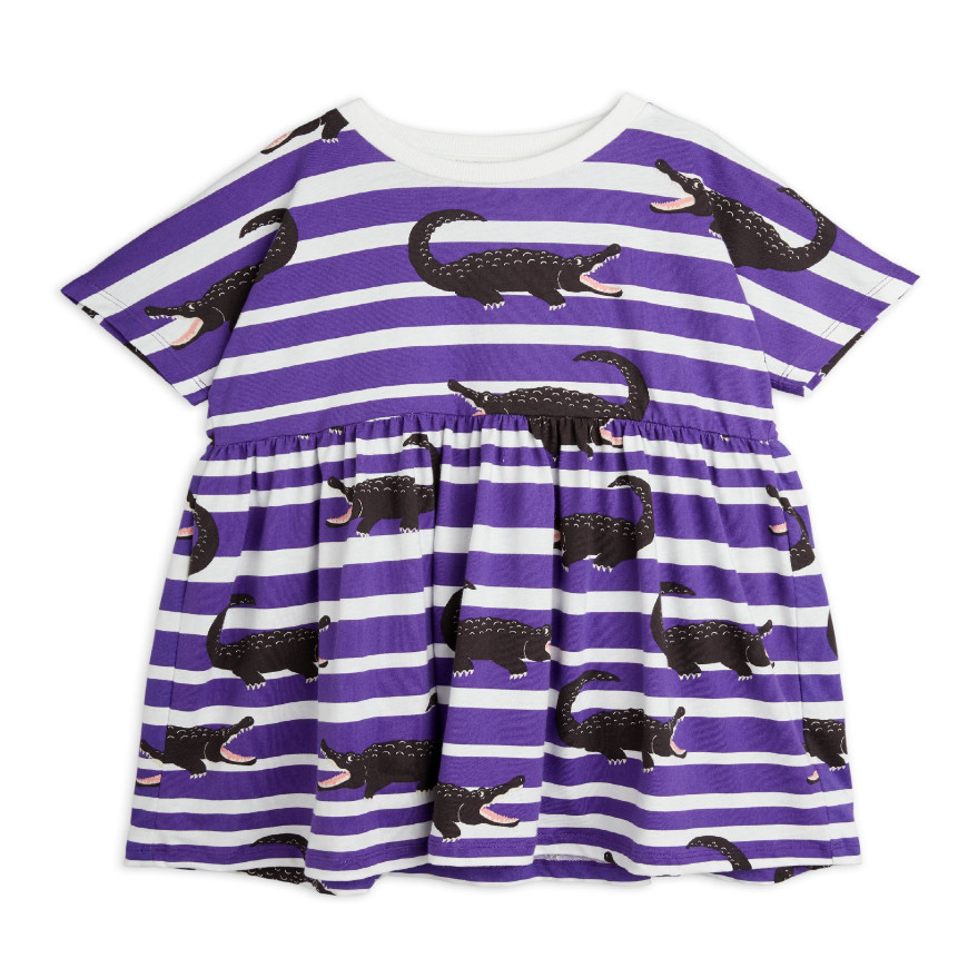 Crocodiles Aop SS Dress Purple