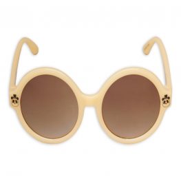 Round Sunglasses Beige