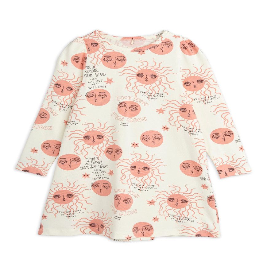 Moon and Sun LS Dress Pink