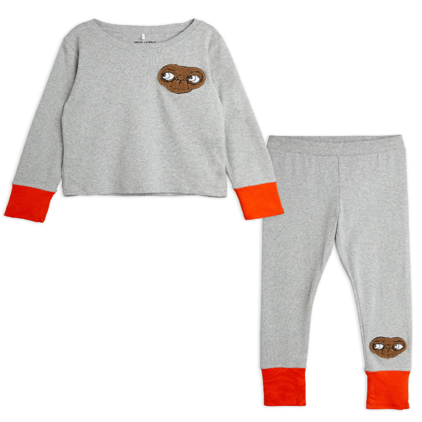 E.T Pyjama Set Grey Melange