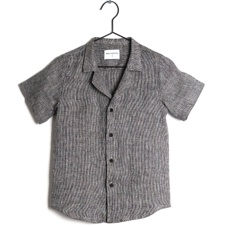 Shirt Bruno Black Linen