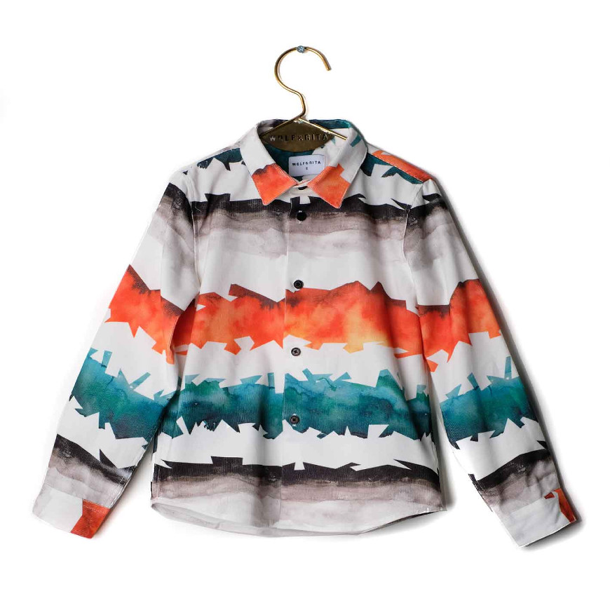 Shirt Roberto - Watercolour Stripes