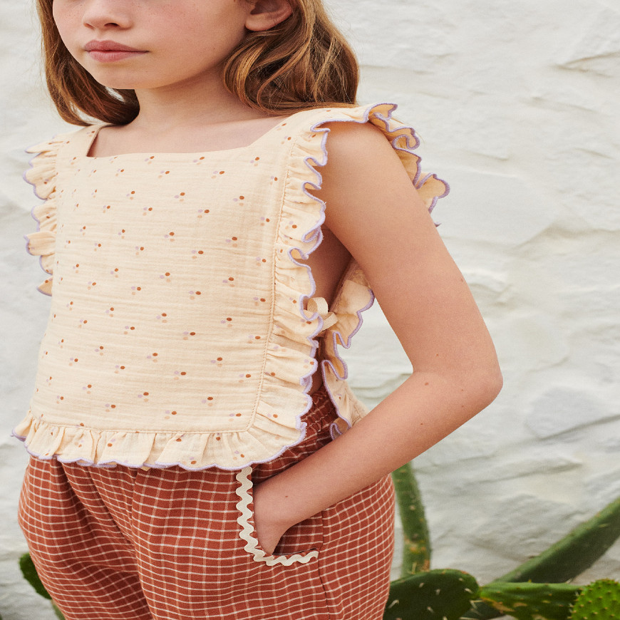 Mona Top Pearled Ivory