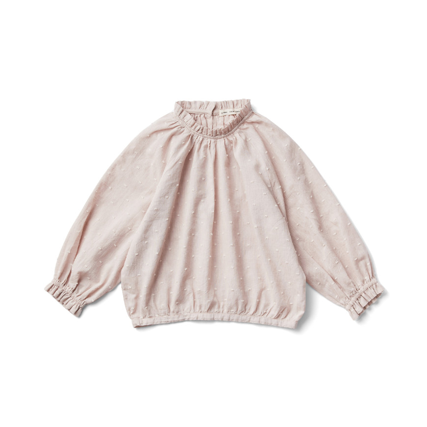 Ramona Blouse Swiss Dot Cloud