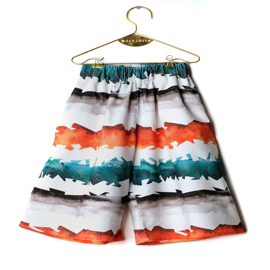 Trouser Elsa - Watercolour Stripes