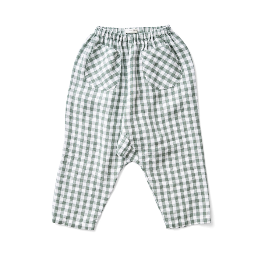 Otto Trouser Gingham Green