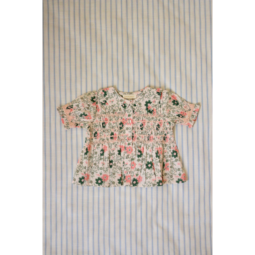 Baby Handsmock Blouse Prairie in Bloom