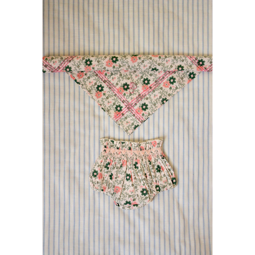 Baby Bloomer with Scarf Prairie in Bloom Print