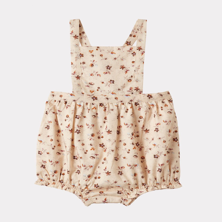 Clam Baby Romper Ditsy Floral Print