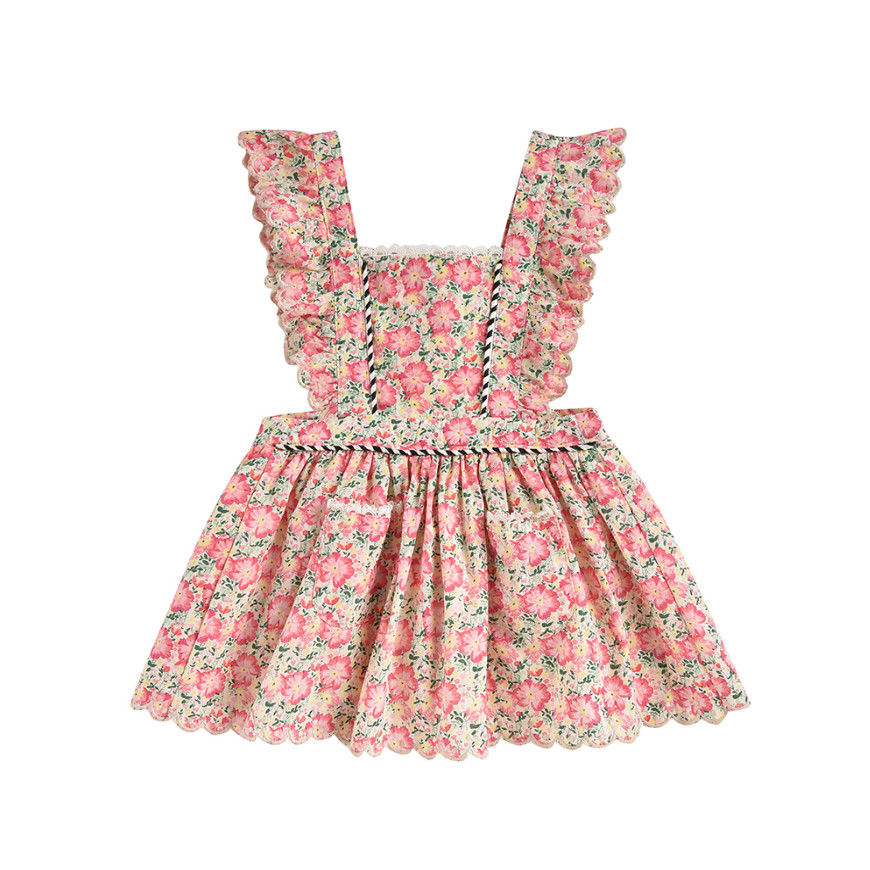 Mistinguette Dress Pink Meadow