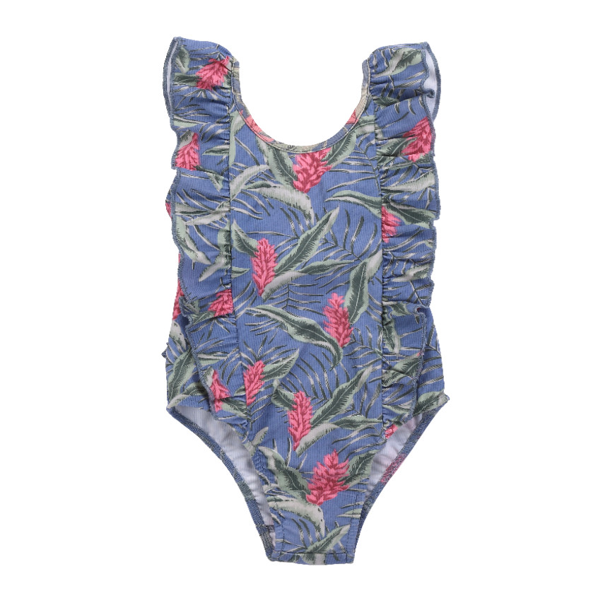 Bermude Swimsuit Lagoon Leaves