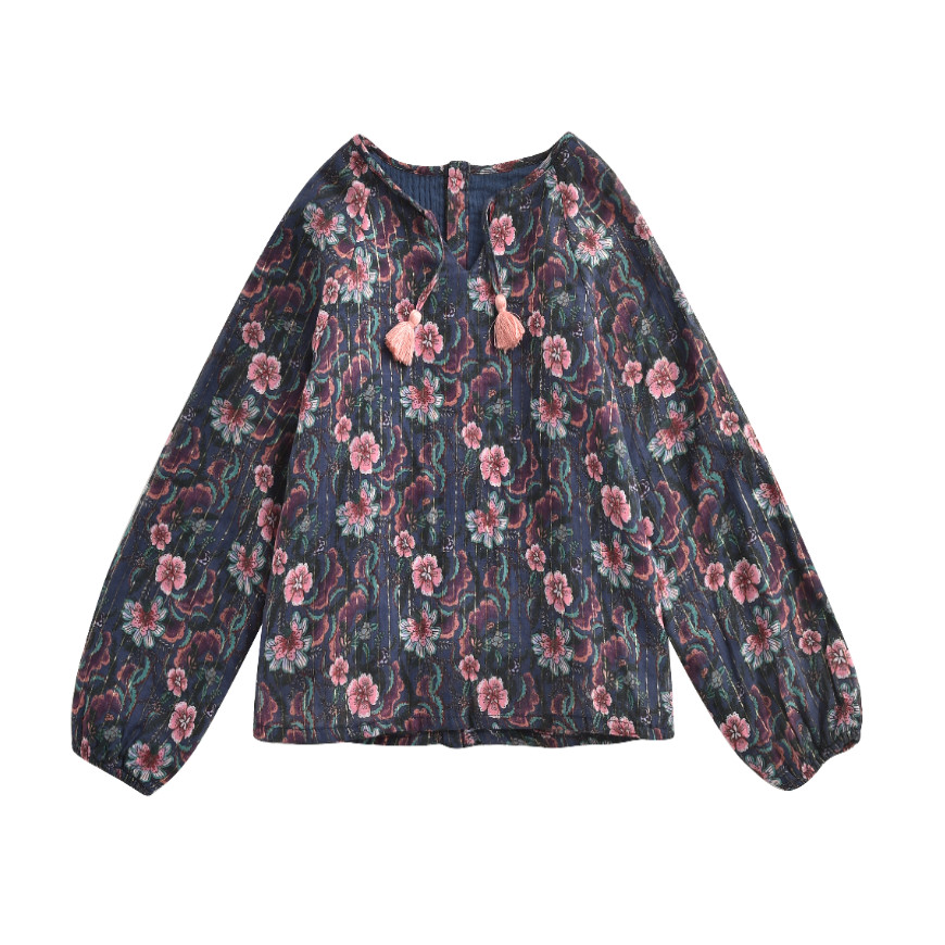 Calleta Blouse Storm Flowers