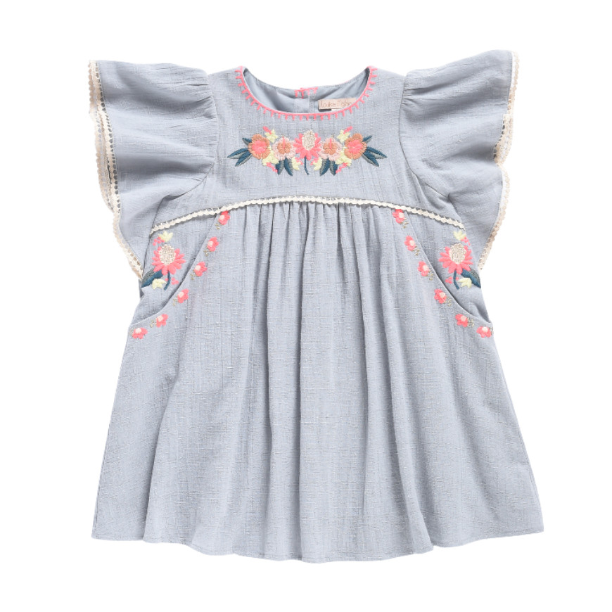 Vanilla Dress Silver Cloud