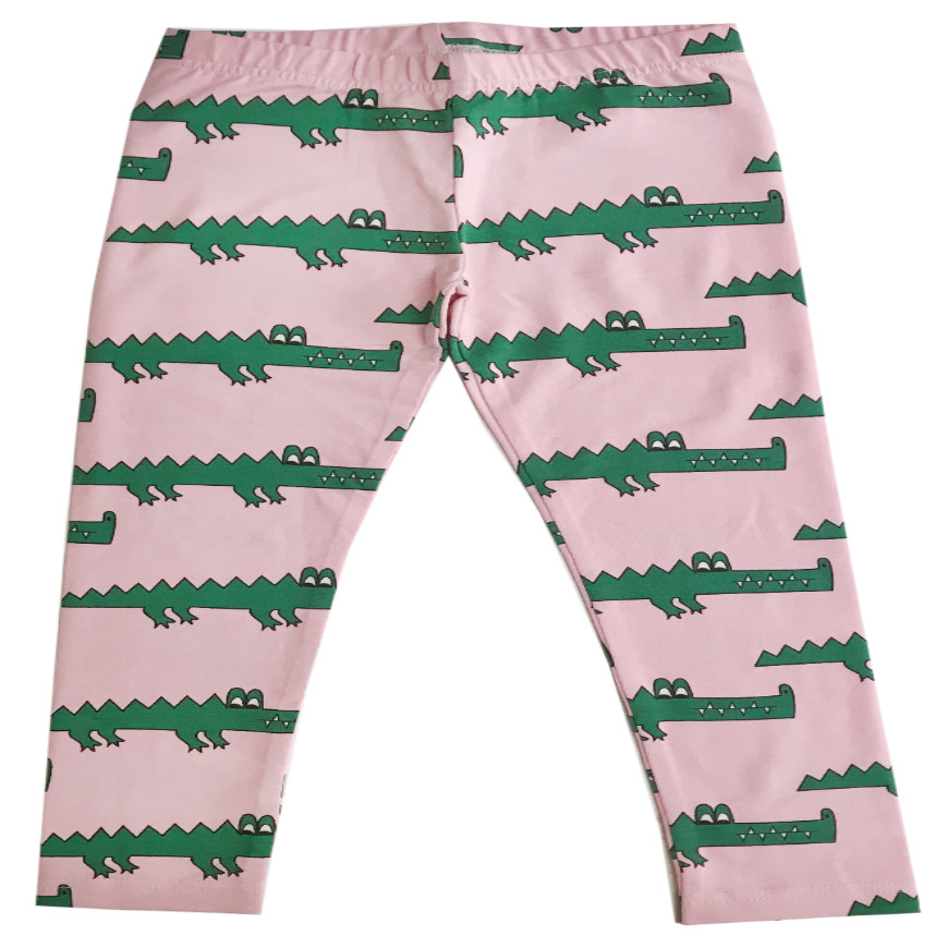 Leggings Pink Crocodile