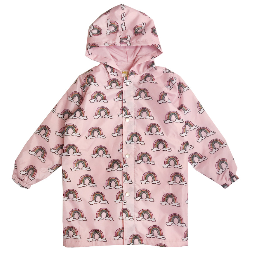Raincoat Pink Rainbow